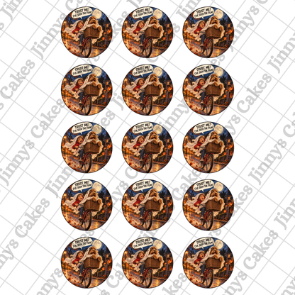 I Have Watched.. Halloween Digital Cupcakes Toppers (watermark removed on download)