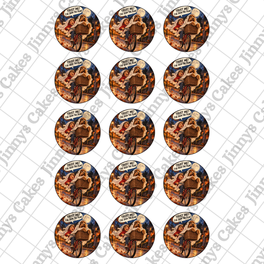 I Have Watched.. Halloween Digital Cupcakes Toppers (watermark removed on download)