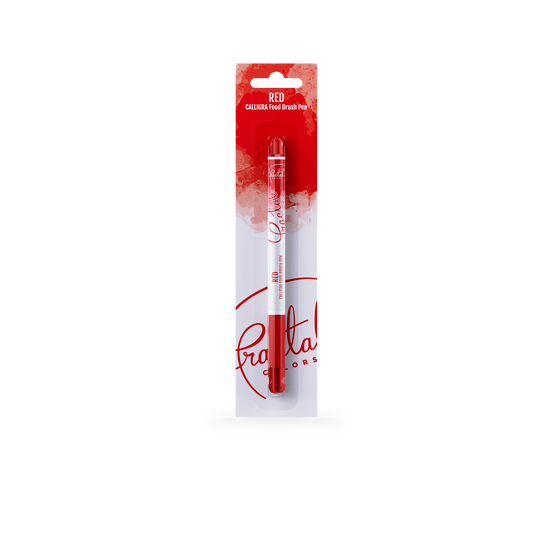 Fractal Red - Calligra Food Brush Pen