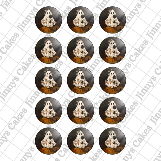 Country Ghost Digital Cupcake Topper (watermark removed on download)