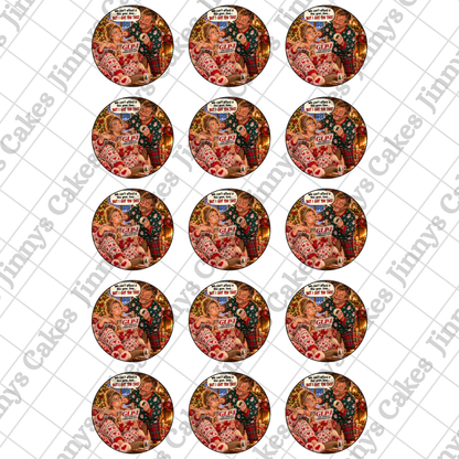 GLP Christmas Pressie Digital Cupcake Topper (watermark removed on download)