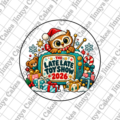Late late Toy Show Owls Downloadable Cupcake Toppers  (watermark removed on download)