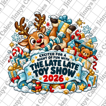 Late Late Toy Show Downloadable "I'm Staying Up"Cupcake Toppers  (watermark removed on download)