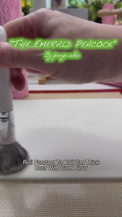 The Emerald Peacock Textured Roller