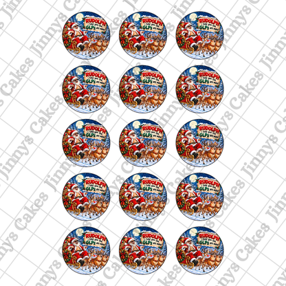 Rudolph GLP Cupcake Topper (watermark removed on download)