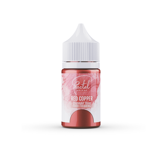 Fractal Red Copper- ShimmAir Shine Liquid Food Colouring 30ml