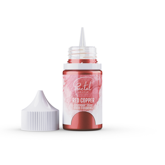 Fractal Red Copper- ShimmAir Shine Liquid Food Colouring 30ml