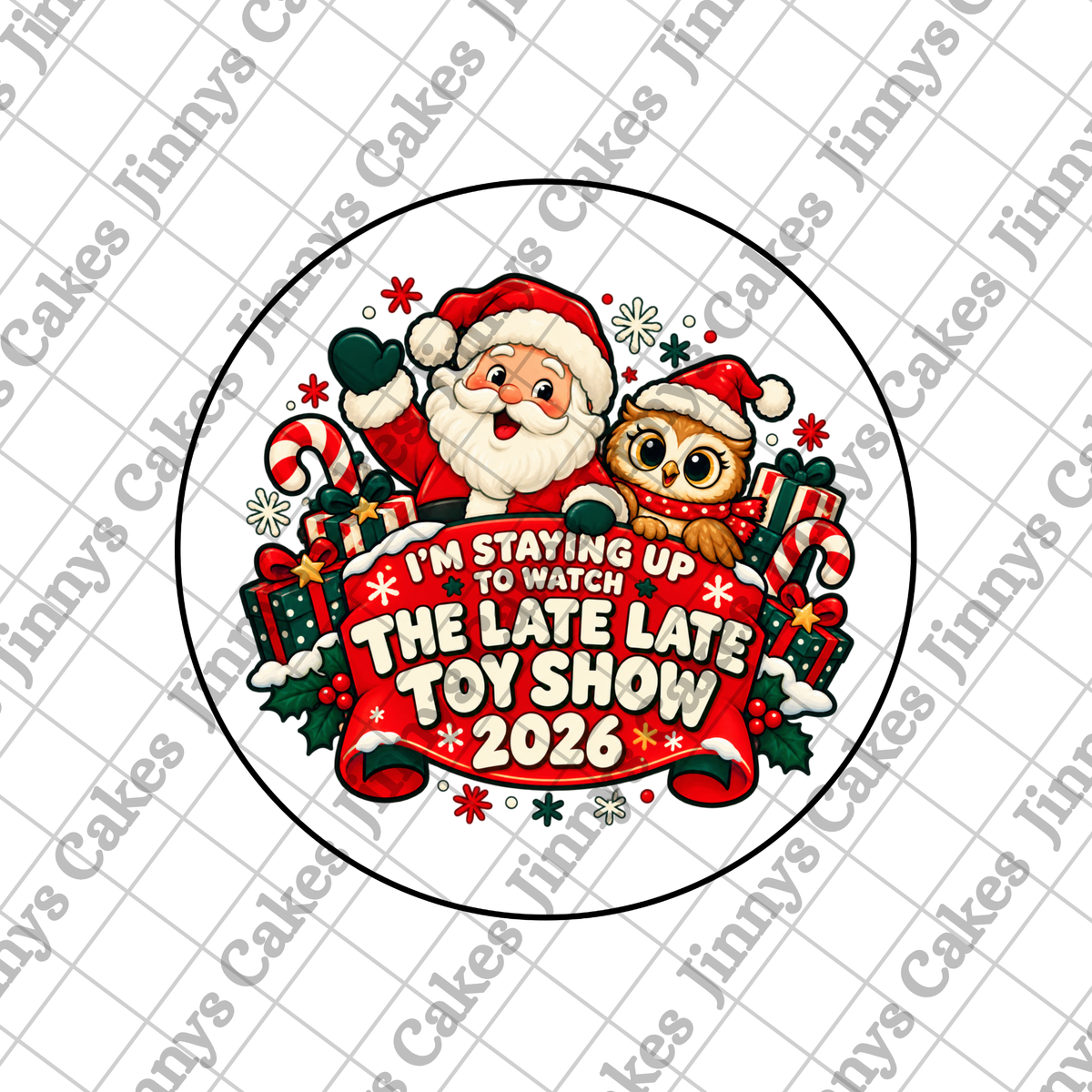 Late late Toy Show Owls Downloadable Cupcake Toppers  (watermark removed on download)