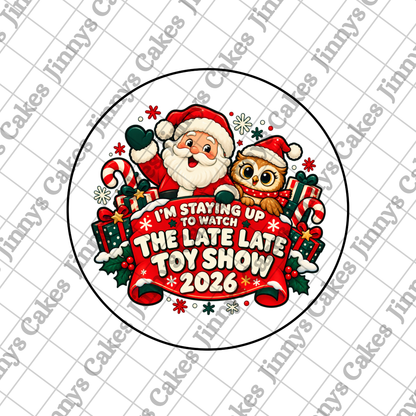 Late late Toy Show Owls Downloadable Cupcake Toppers  (watermark removed on download)