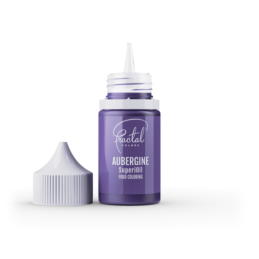 Fractal Aubergine - Superoil Oil Based Food Colouring 30ml