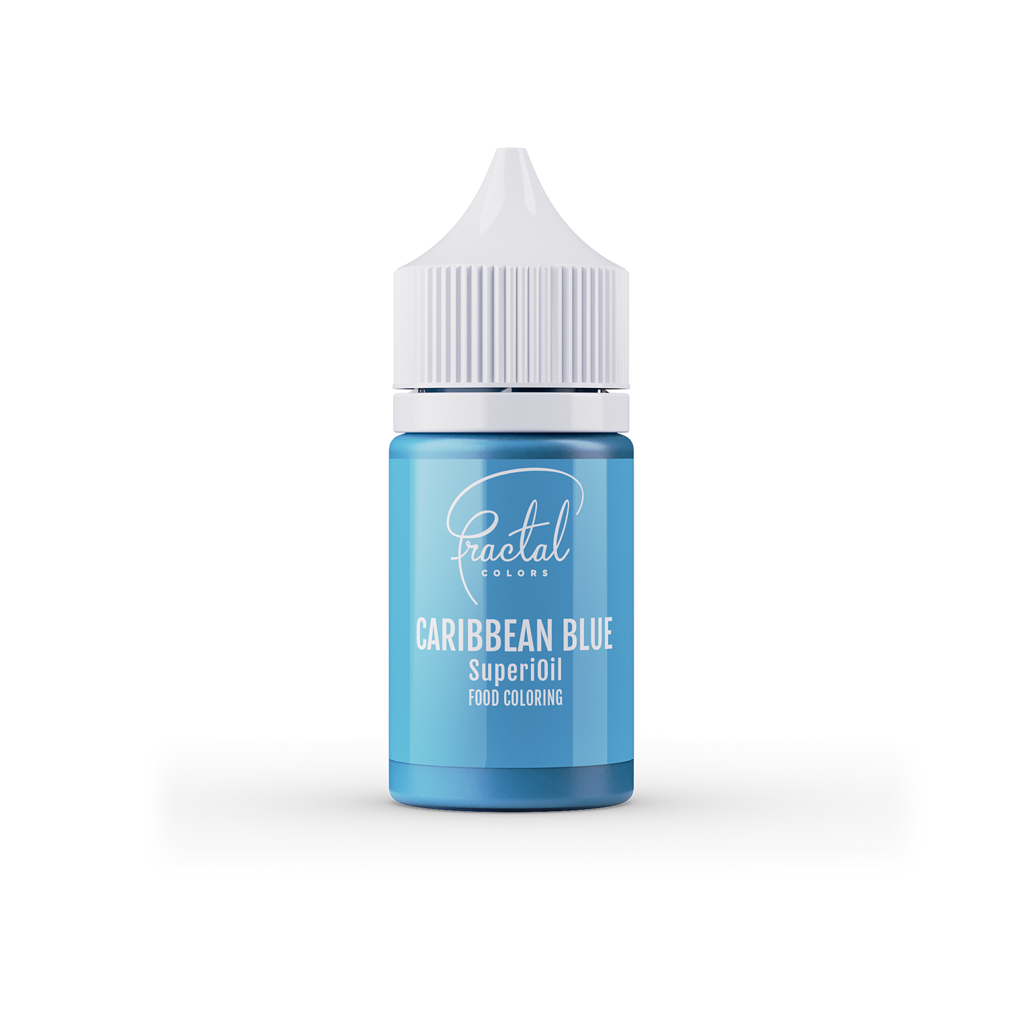 Fractal Caribbean Blue - Superoil Oil Based Food Colouring 30ml