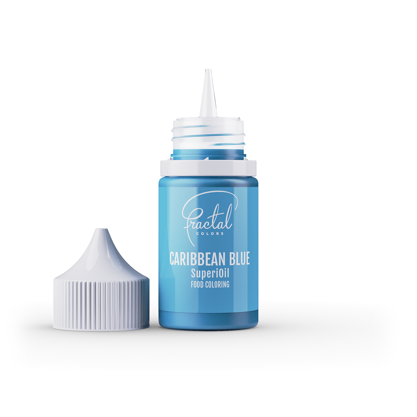Fractal Caribbean Blue - Superoil Oil Based Food Colouring 30ml