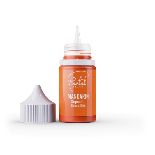 Fractal Mandarin - Superoil Oil Based Food Colouring 30ml