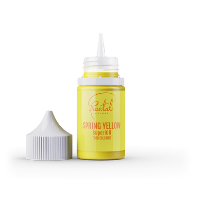 Fractal Spring Yellow - Superoil Oil Based Food Colouring 30ml